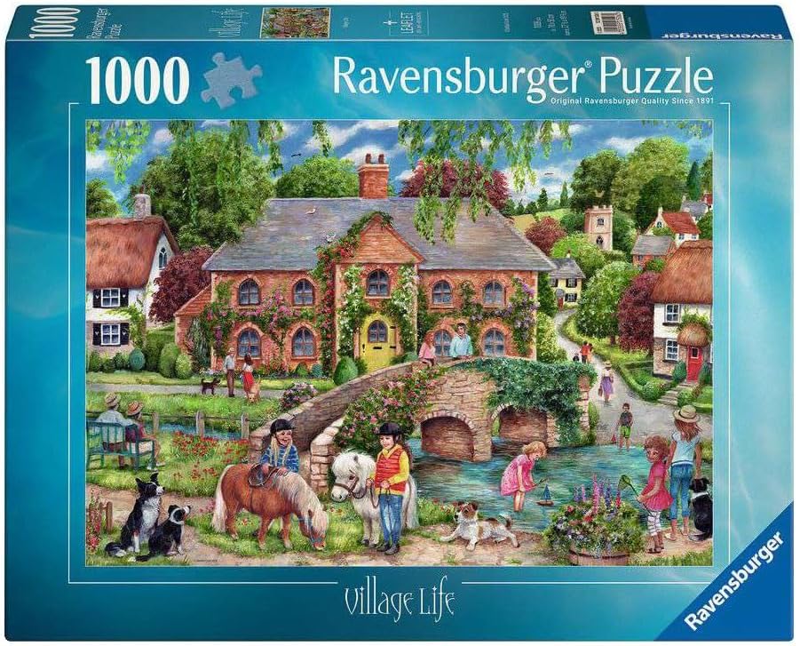 Ravensburger Village Life 1000 Piece Jigsaw Puzzle for Adults and Children from 12 Years