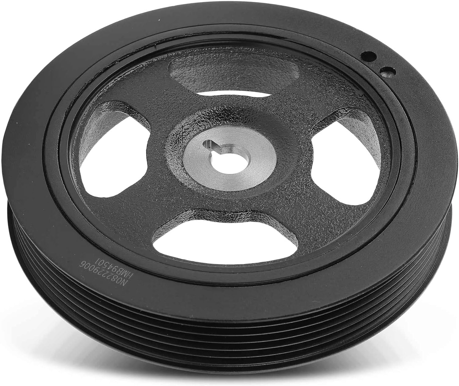 A-Premium Engine Harmonic Balancer Crankshaft Pulley Compatible with Kia Soul 10-16 18-19, Rio 12-20 & Hyundai Accent 12-19, Veloster 12-14, Creta 17-20, DOHC L4 1.6L, for# 231242B710, 231242B010