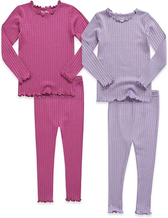 VAENAIT BABY 6M-12Y Kids Toddler Junior Girls Boys Soft Comfy Modal Tencel Sleepwear Pajamas 2pcs/4pcs Set