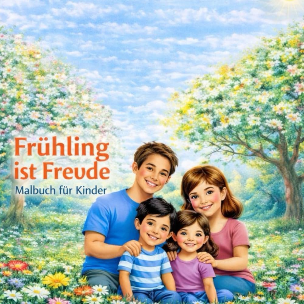 Frühling ist Freude: Malbuch für Kinder („Die Jahreszeiten – Ist Freude“)