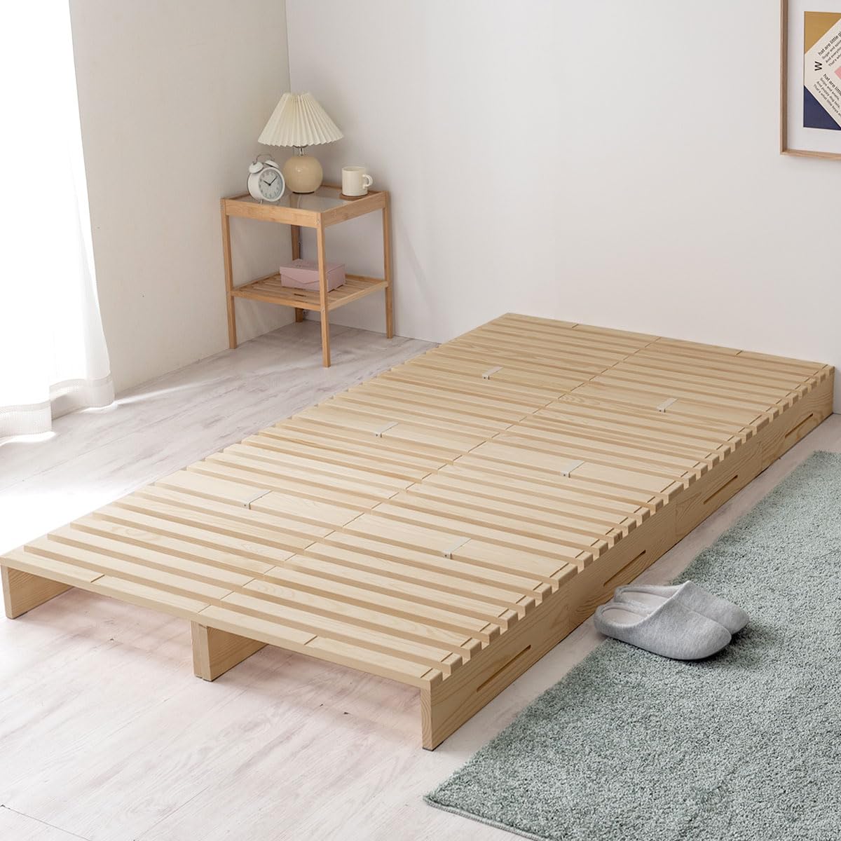 Amazon.co.jp: ぼん家具 パレットベッド シングル 8枚セット 組み替え
