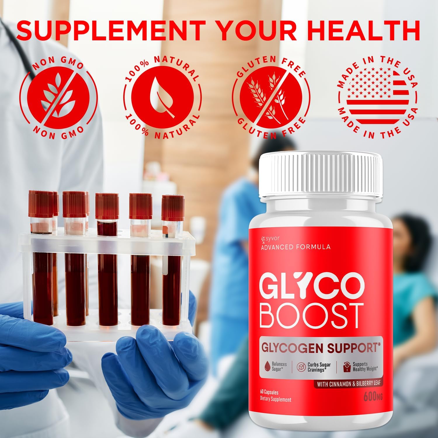 (3 Pack) Glyco Boost Capsules, Official Glycoboost Pills with All Natural Ingredients, Advanced Formula Glycogen Support Supplement with Max Strength Premium Vitamins for Women & Men (180 Capsules) - Image 6