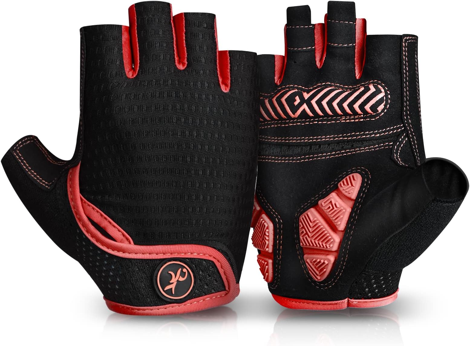 MOREOK Cycling Gloves Bike Gloves for Men/Women-[5MM Gel Pad] Half Finger Bicycle Biking Gloves for Cycling/Weight Lifting/Gym/Motorcycle/Outdoor Sports