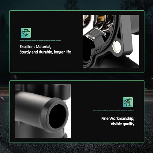 Miniatura 3 de SCITOO Conjunto de carcasa de termostato 55565336 902-808 730-221 apto para 2016 para C-hevrolet Cruze Limited 2011-2016 para carcasa de termostato
