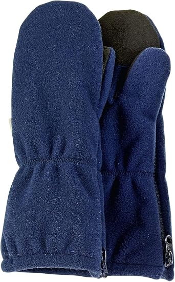 Sterntaler Side zip cuff gloves, Navy Blue, 2