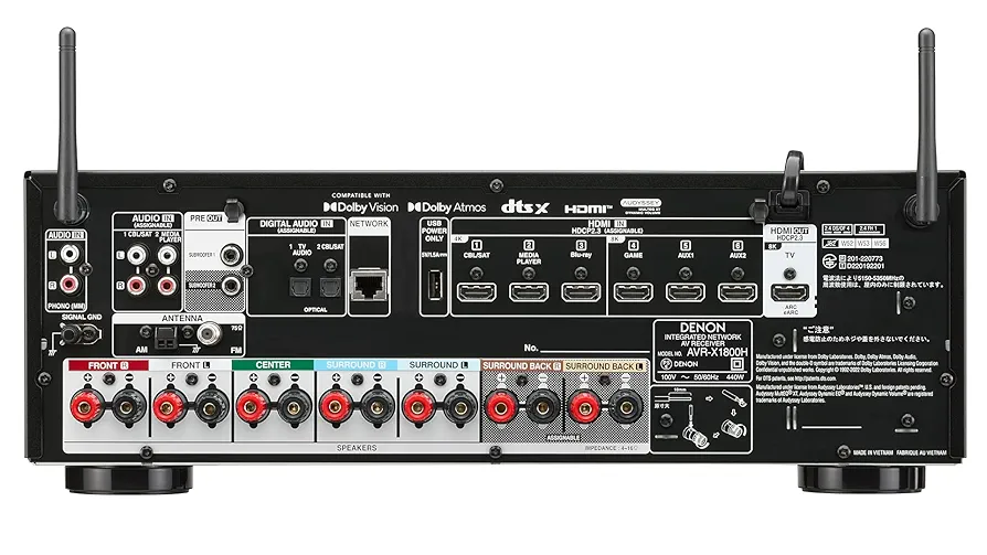 【値下げ】DENONデノン AVアンプ AVR-X1700H（リモコン無し） デノン、7.2ch AVアンプ「AVR-X1700H」を77,000円で11月下旬発売