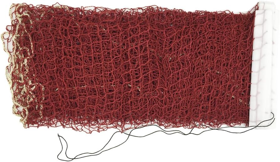 Aoneky Outdoor Replacement Badminton Net, Indoor Standard Regulation Badminton Court Netting Only, 20 x 2.6 ft (Red) : Sports & Outdoors