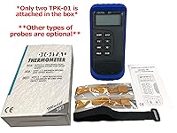 Vista 7 de TECPEL Termómetro digital DTM-307 con sonda de sensor de termopar tipo 2 k (TPK-01)
