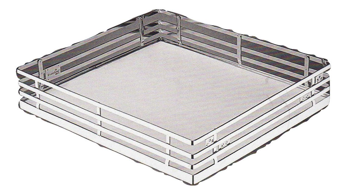 Evershine Benz Stainless Steel Plain Basket, 1 Piece, Silver Amazon