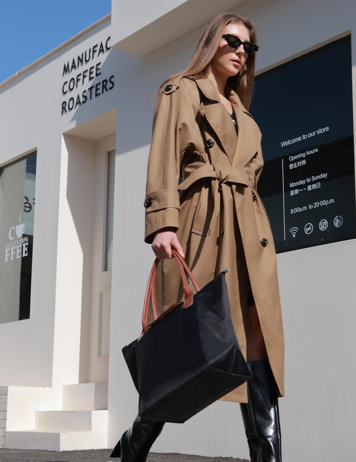 Tote Bag for Women Foldable Shoulder Bag Nylon Weekend Hobo Handbag - Image 2