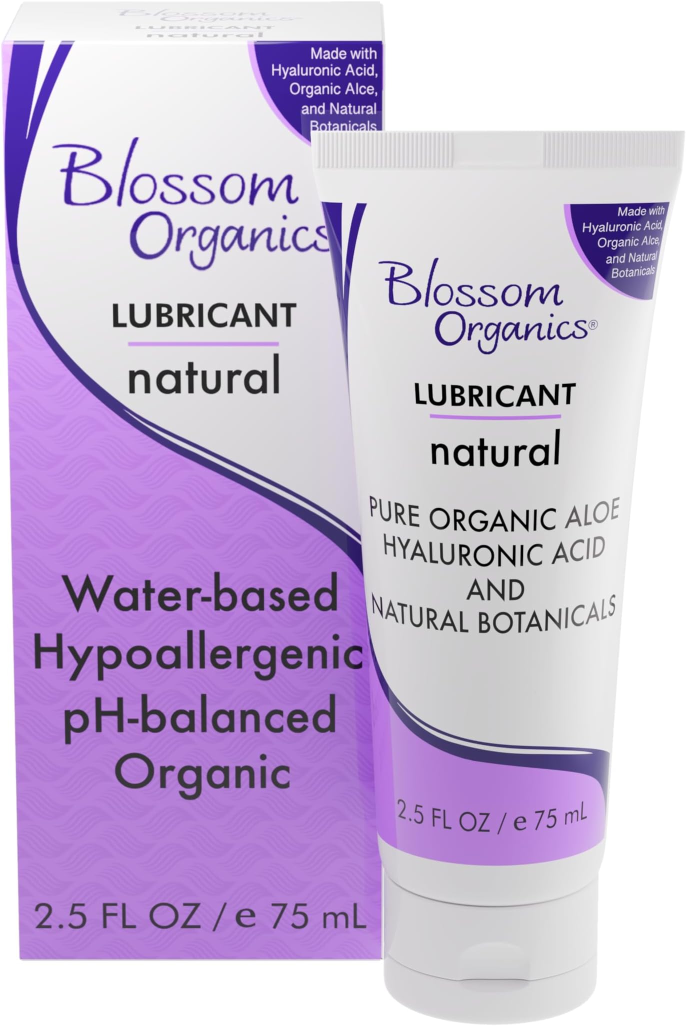 Blossom Organics Natural Moisturizing Lubricant, 2.5 Oz