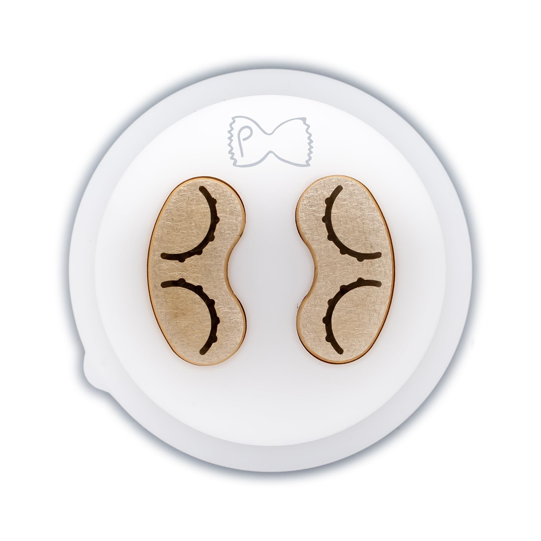 Pastidea - Trafila in bronzo e POM Orecchiette Rigate 15mm compatibile con Philips Pasta Maker Avance e Serie 7000