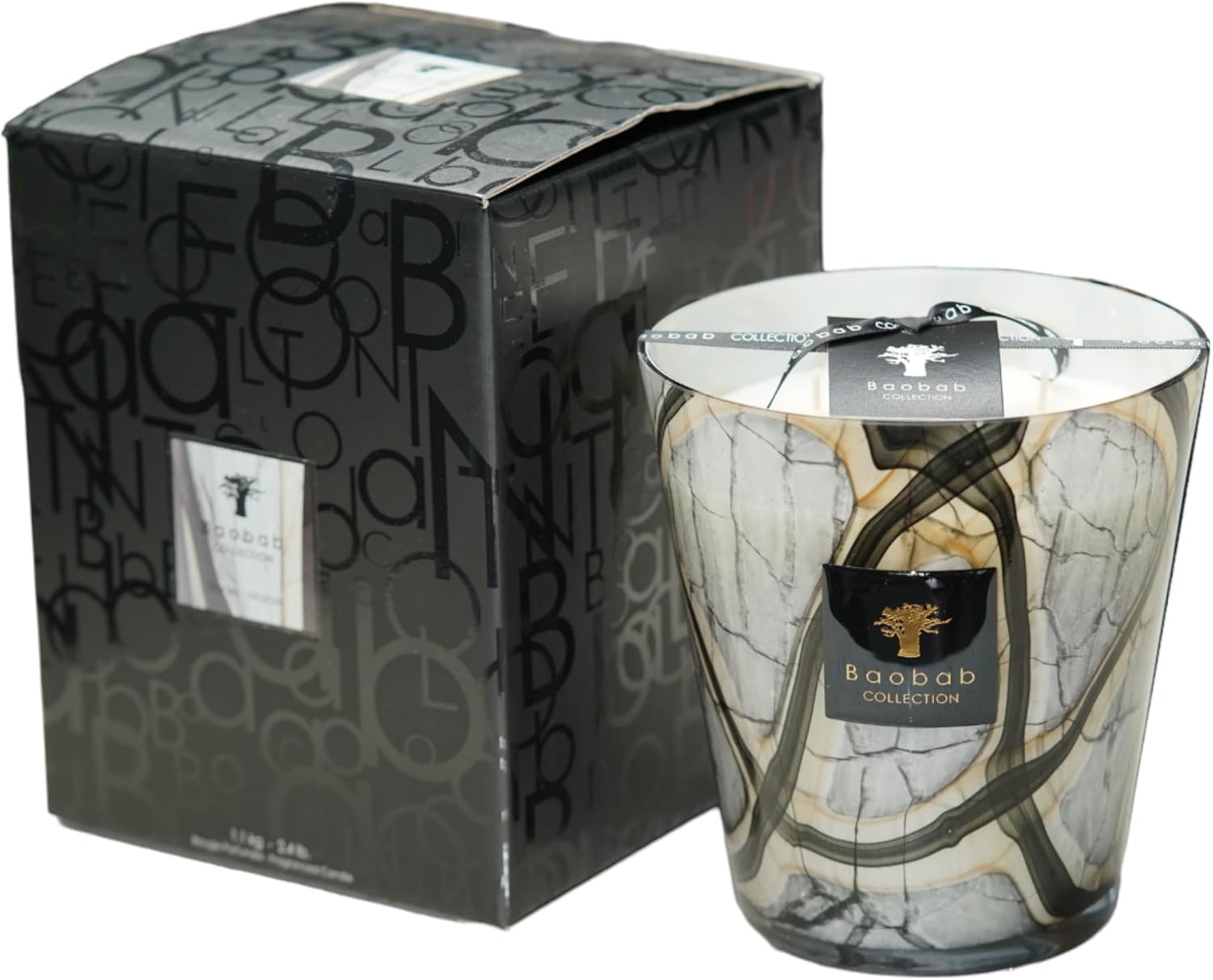 Baobab Collection - Stones Marble Max16 Candle