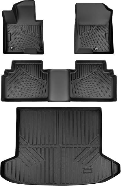 for Hyundai Tucson Floor Mats & Cargo Liner 2022-2025 2026 (Not for PHEV), All Weather Rubber Custom Fit Front Rear & Trunk Mat Full Set, for Tucson Car Accessories 2026 2025 2024 2023 2022