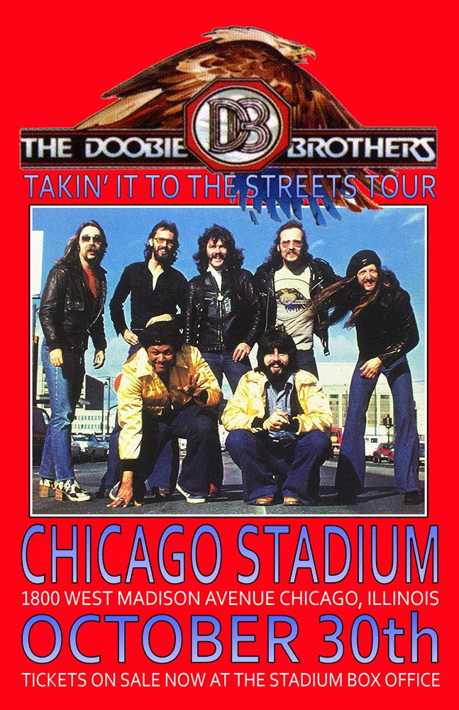 Amazon.com: Doobie Brothers Replica 1976 Concert Poster: Posters