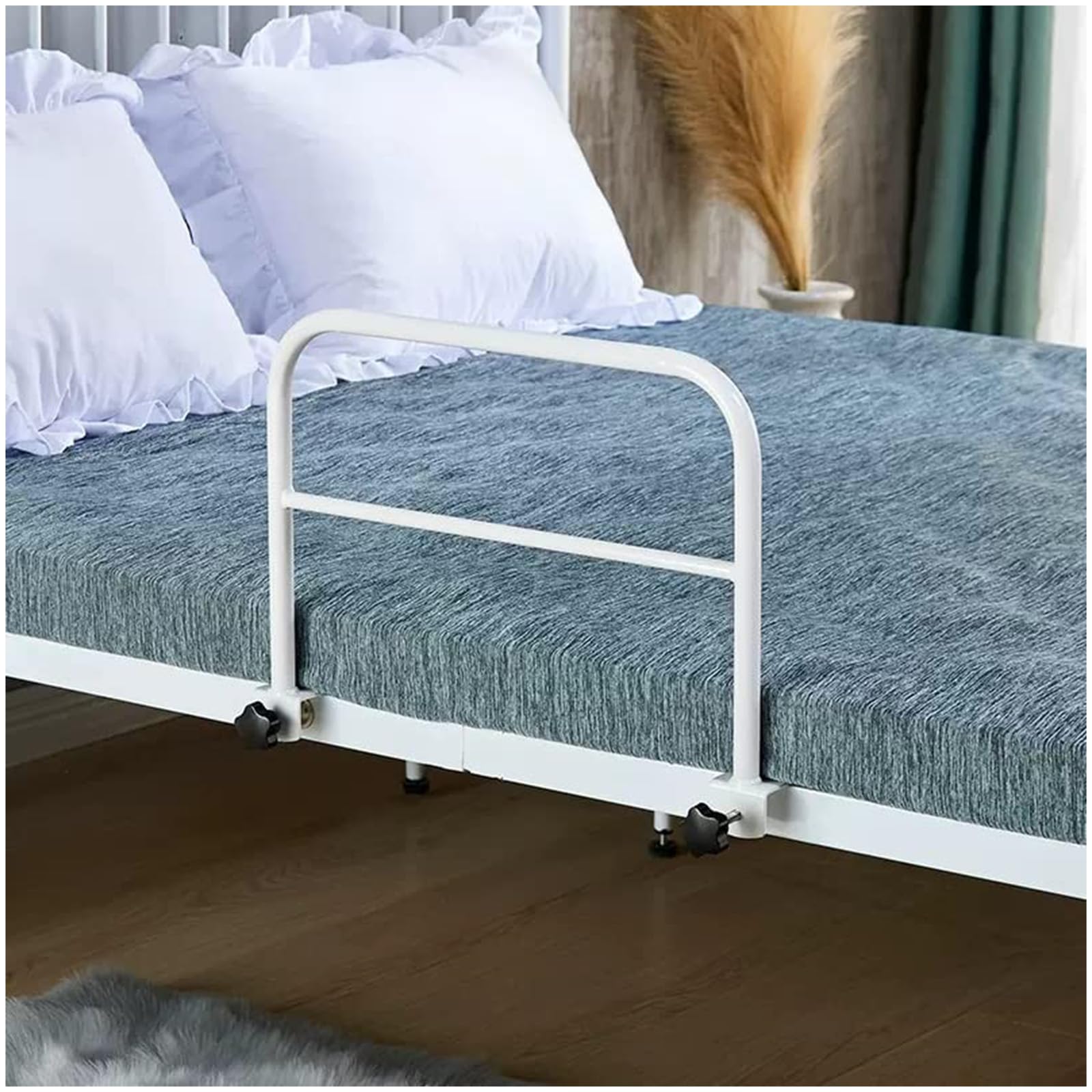 Barrière de lit adulte et barre d'appui de sécurité pour personnes âgées