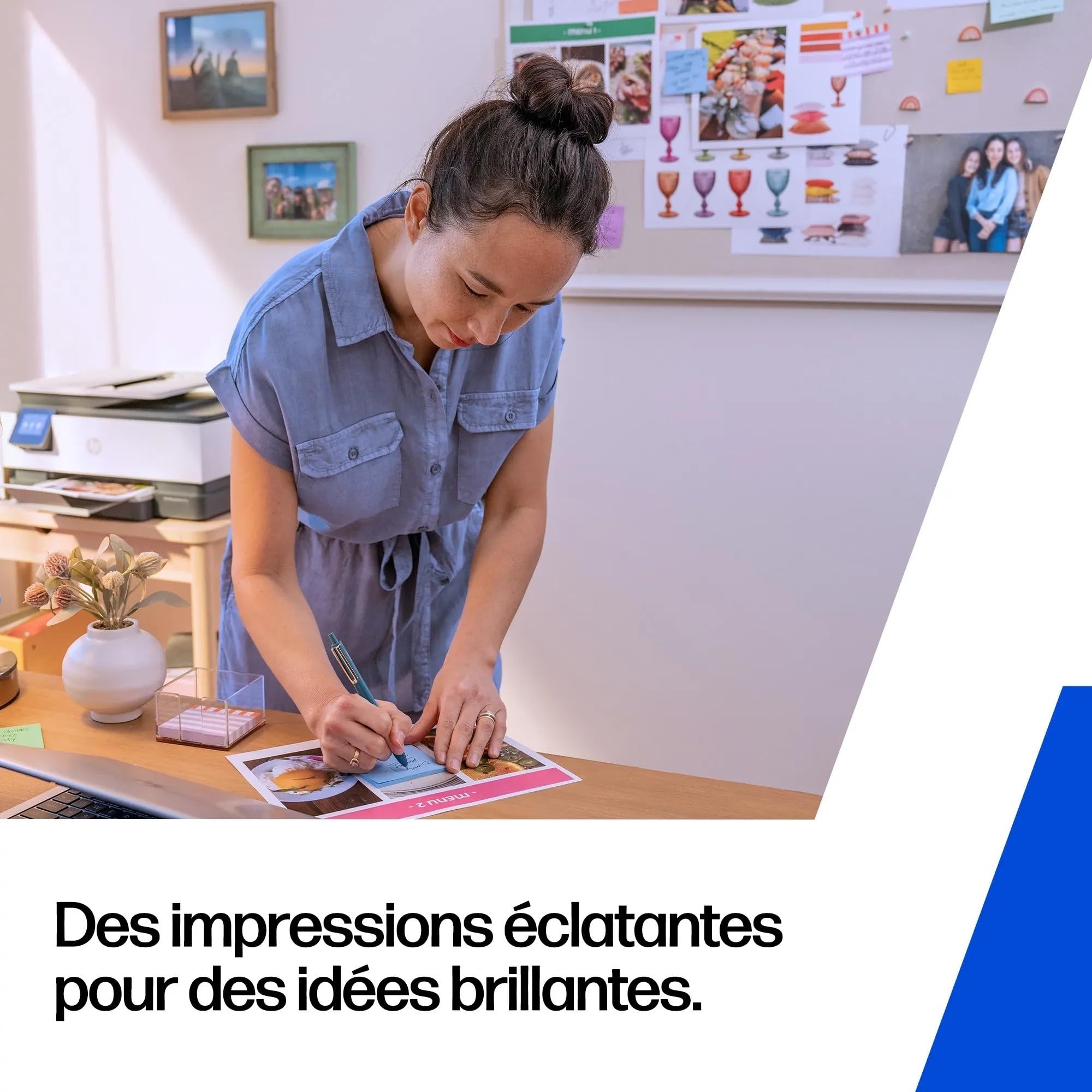 HP 308, Noir et Tricolore, 6L6S6UE, Pack de 2 Cartouches d’Encre Original, Compatible avec Les Series d'Imprimantes HP Envy 6110, 6120, 6130, 6520, 6530
