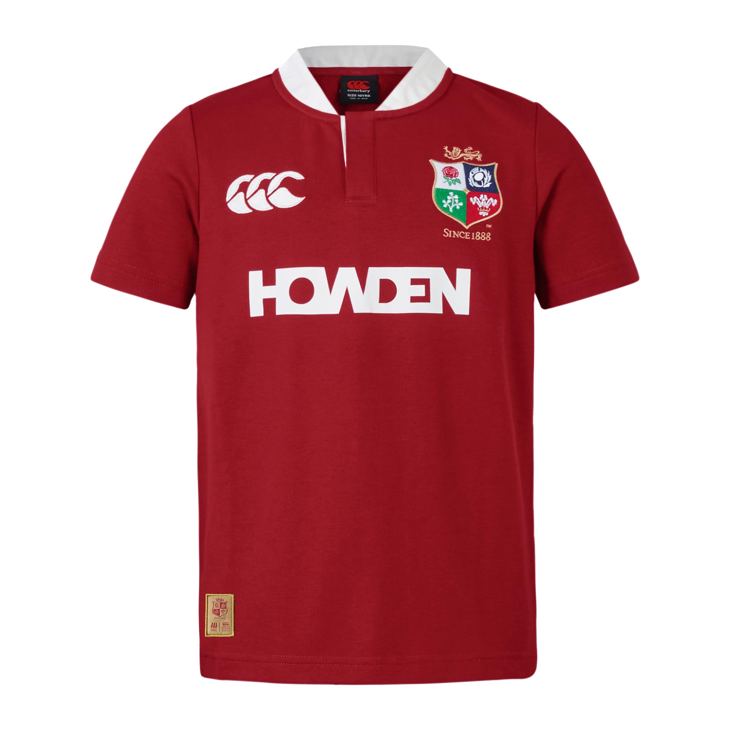 Canterbury of New Zealand - British and Irish Lions SS Classic, Camisa Niños Unisex, Red Dahlia,