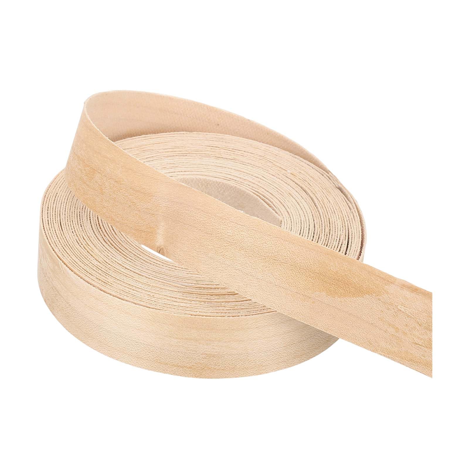 PATIKIL Maple Edge Banding, 7/8 Inch x 25 ft Wood Veneer Tape Pre-glued Flexible Plywood Edge Banding with Hot Melt Adhesive for Furniture Restoration