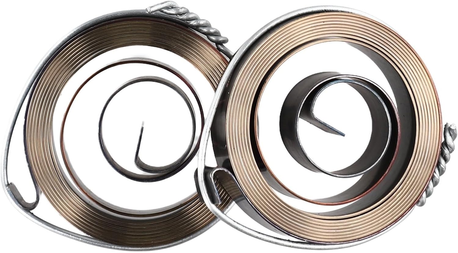 2Pcs Drill Press Spring Feed Return Coil Assembly 0.7x12x52mm Blackened Steel for Workshop Tools Vacuum Cleaners Safety Systems