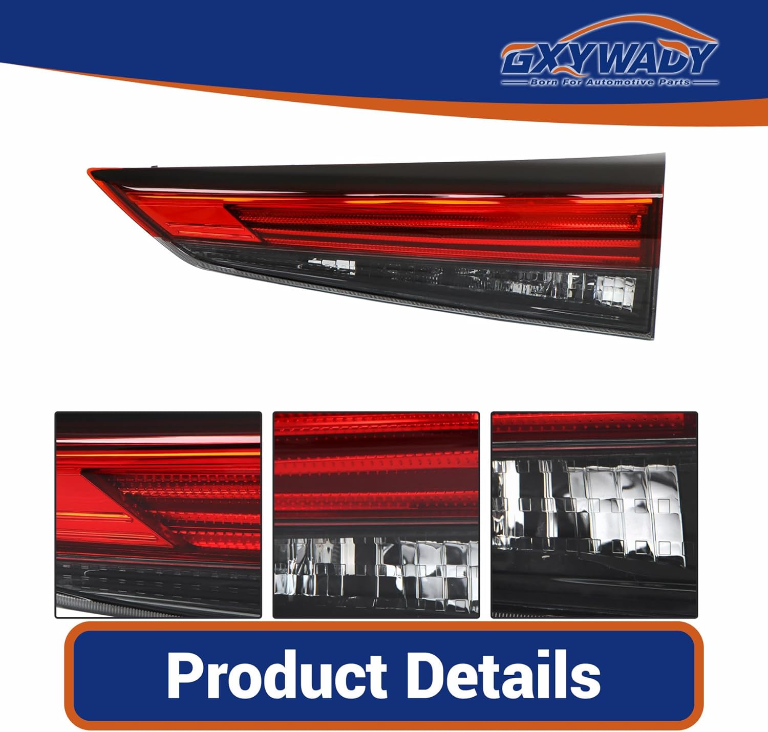GXYWADY Right Passenger Side Inner Tail Light 815800E180, TO2803156 Replacement for 2020 2021 2022 Highlander Rear Brake Lamp