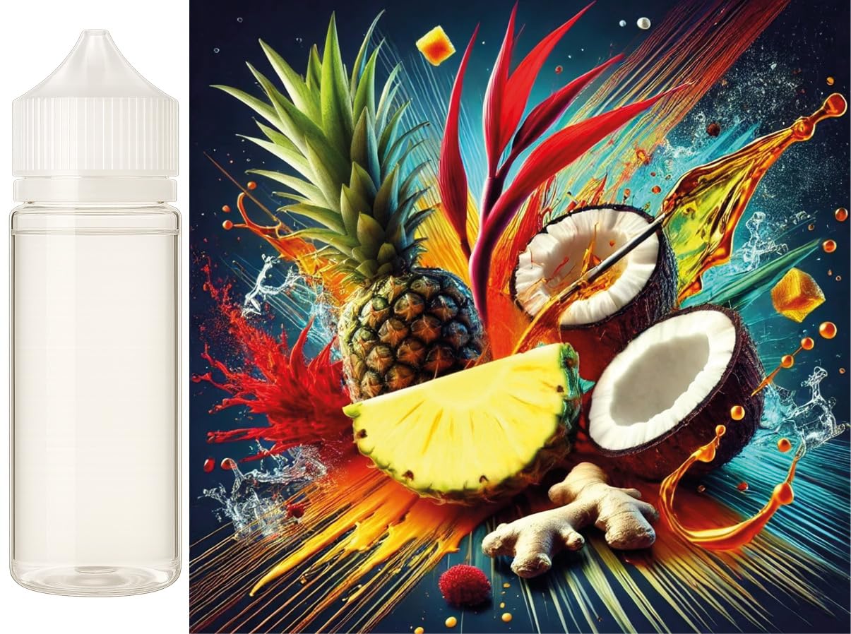 Caribbean Gold – szafran, ananas, kokos, rum i imbir aromat koncentrat – Wegański – Sasami – 100ml