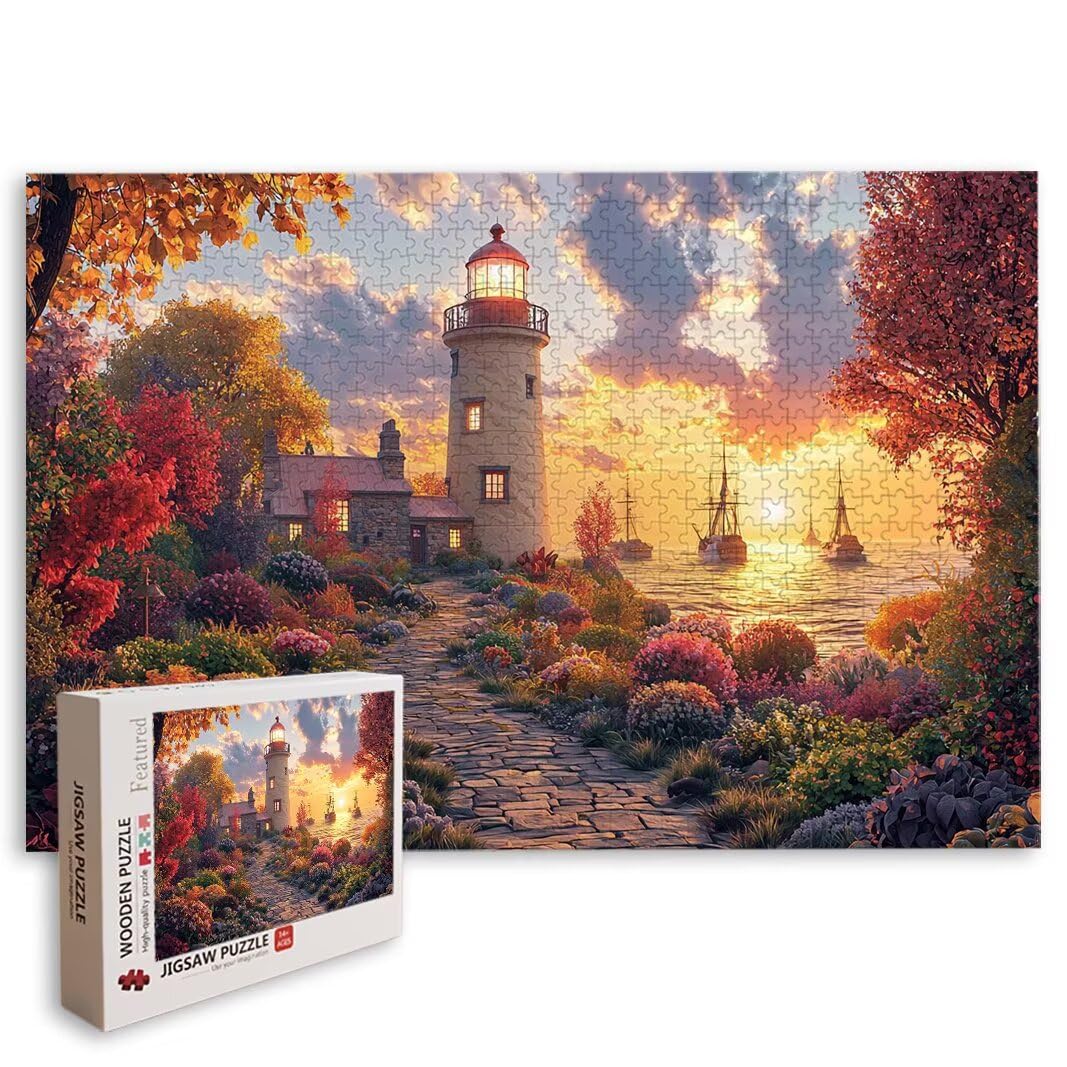 Puzzle 5000 Pieces Puzzle Latarnia morska Puzzle Dla Dorosłych Prezent