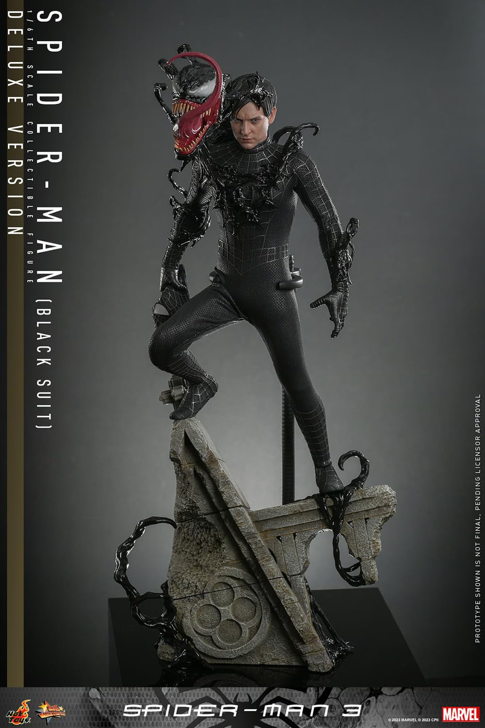 Hot Toys Marvel Comics Spider-Man 3 Spider-Man (Black Suit