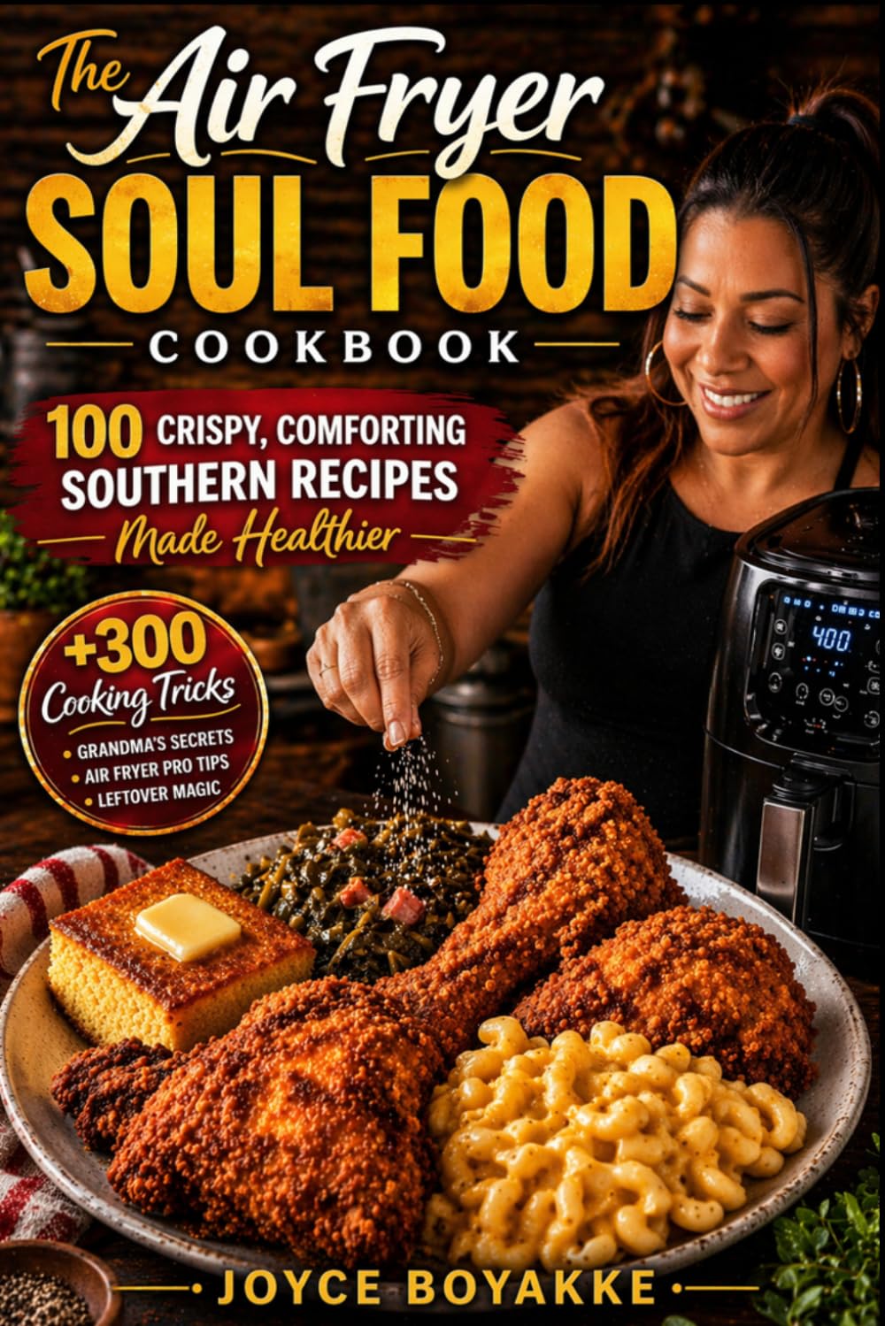 The Air Fryer Soul Food Cookbook: 100 Crispy, Comforting Southern Recipes Made Healthier
