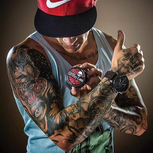 Miniatura 6 de Makra Tattoo Care Black Rose  Ungüento de cuidado posterior y iluminador  para tatuajes nuevos y mayores  Protege e hidrata profundamente  Mejora