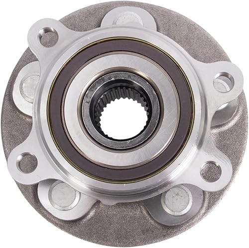 Miniatura 4 de TRQ Juego de rodamientos de rueda delantera y conjunto de cubo compatible con Toyota RAV4 2019-2021