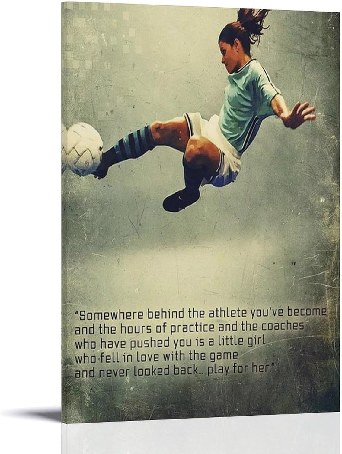 Mia Hamm Inspirational Quotes Poster Wall Art Paintings Canvas Wall Decor Home Decor Living Room Decor Aesthetic 08x12inch(20x30cm) Frame-style
