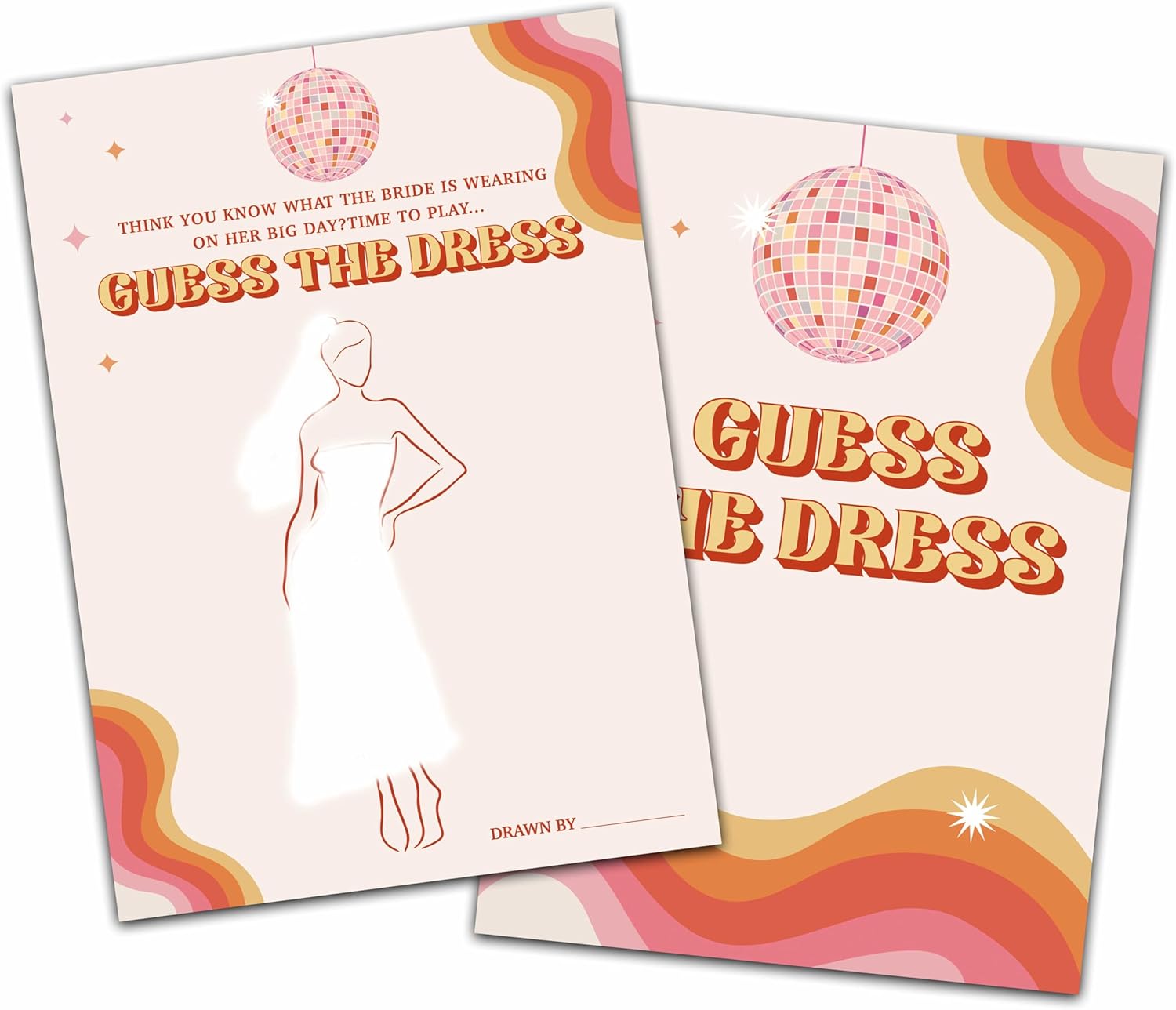 KFNER Disco Wedding Shower Games, Guess The Dress Bridal