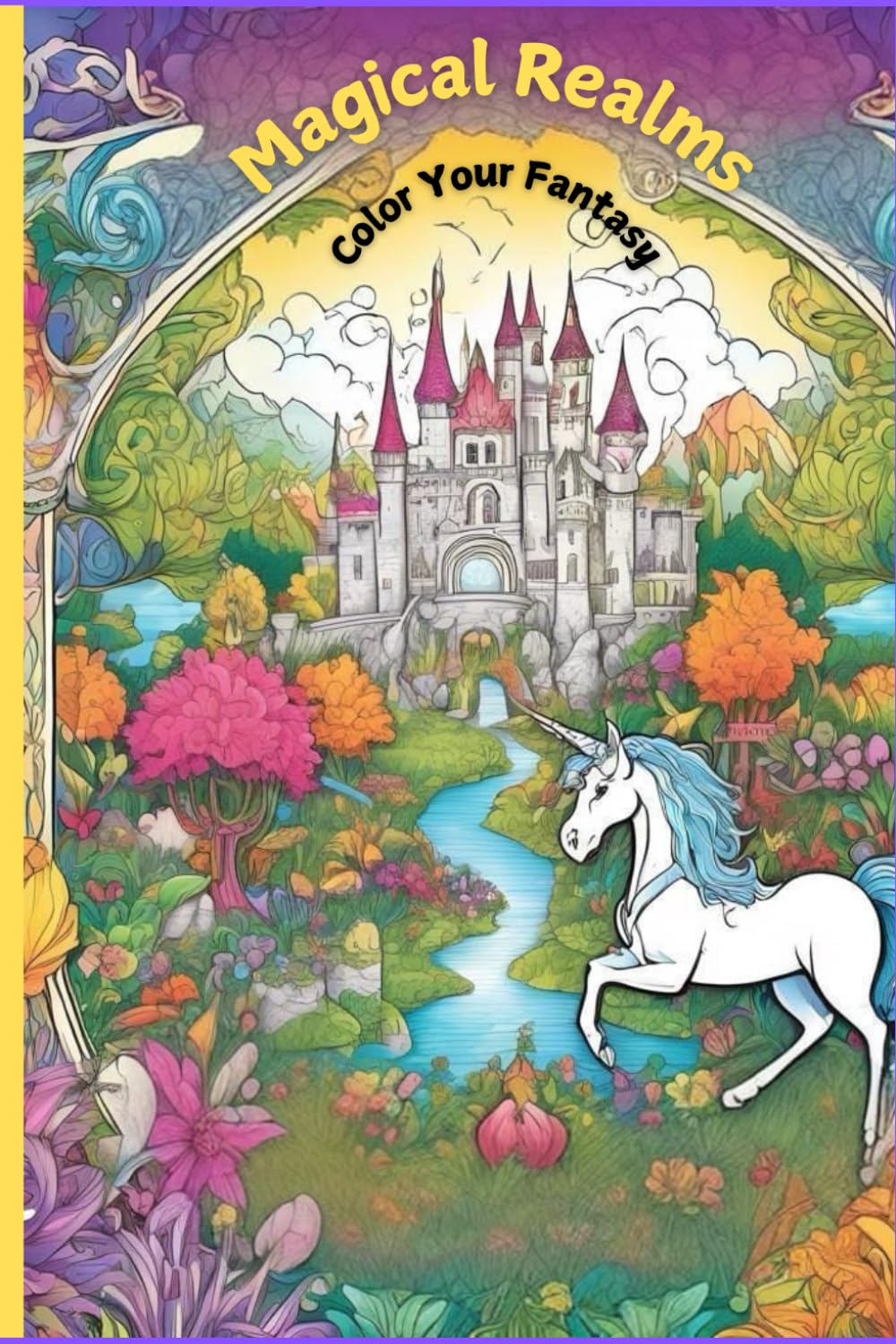 Magical Realms: Color Your Fantasy: Unleash Your Creativity in Enchanted Worlds