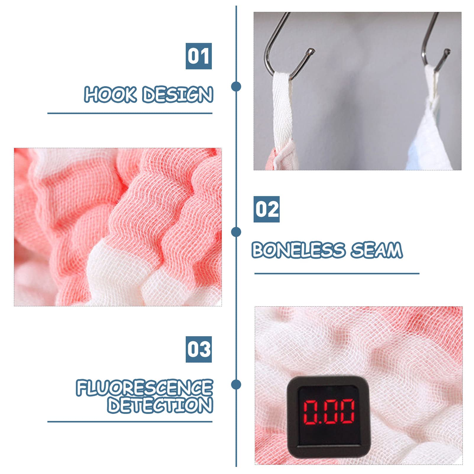 Toddmomy 12pièces Serviettes Coton Absorbantes pour Garçon Fille De Débarbouillettes Aléatoires Lingettes pour Éponge De Sueurs pour Nourrissons Et Garçon Fille