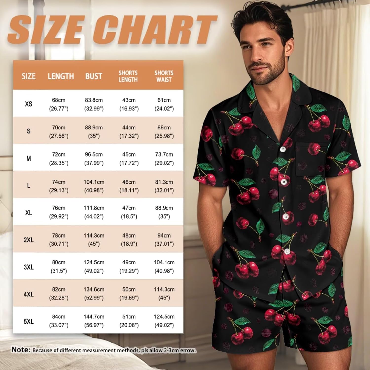 NDISTIN Couples Pajamas Matching Sets Women & Men Short Sleeve Sleepwear Soft Button Down Loungewear Pjs Set