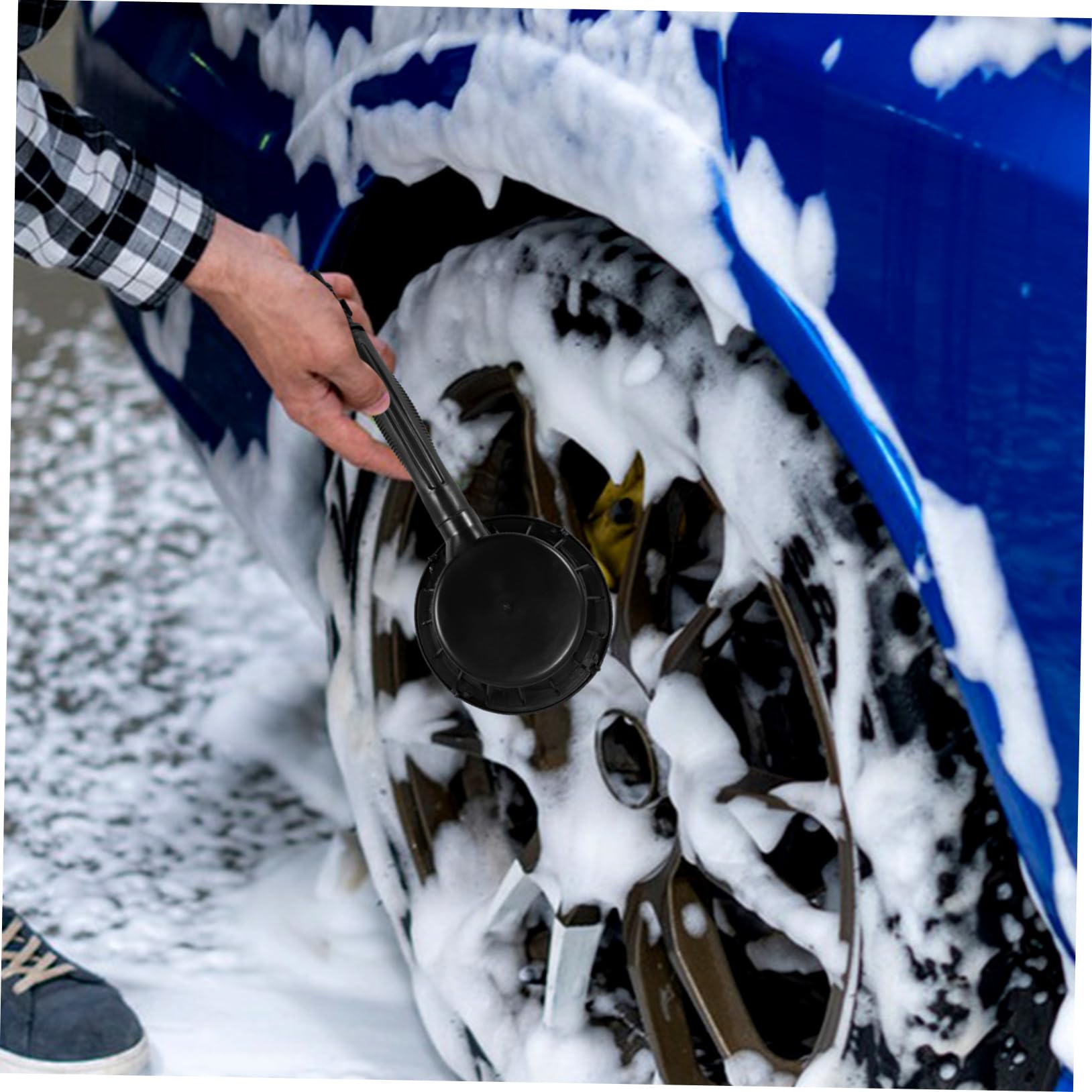 Spazzola per Ruote Auto Spazzola per Pulizia Pneumatici per Idropulitrice