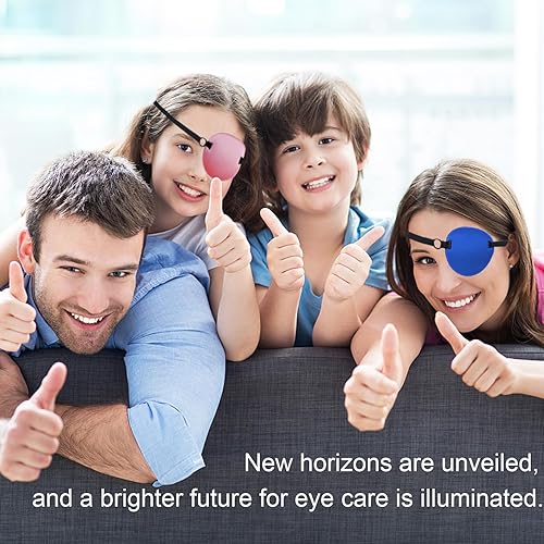 Vista 30 de 2 parches para los ojos, parches ajustables para los ojos, parche médico para el ojo, ambliopía para ojos perezosos para ojos izquierdos o derechos
