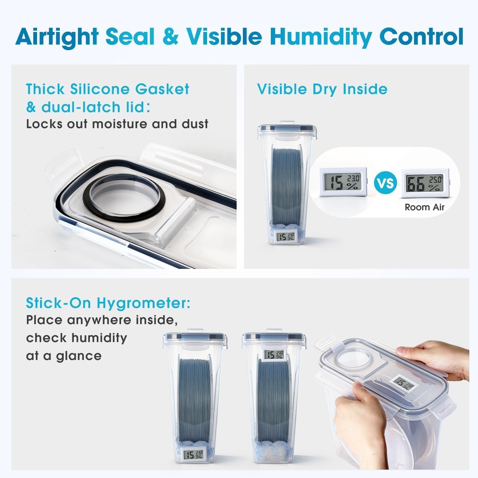 Amazon.co.jp: フィラメント収納ボックス - 4.0L 3Dプリンター