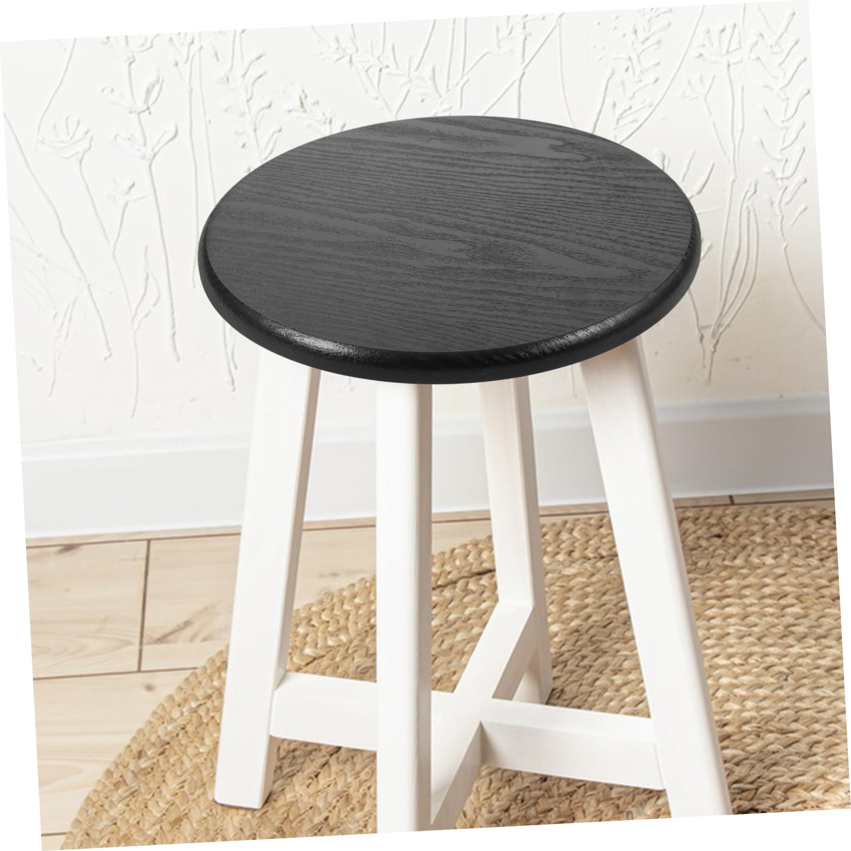 Amazon｜BESTonZON 丸型スツール用交換木製座面 バースツール パッド