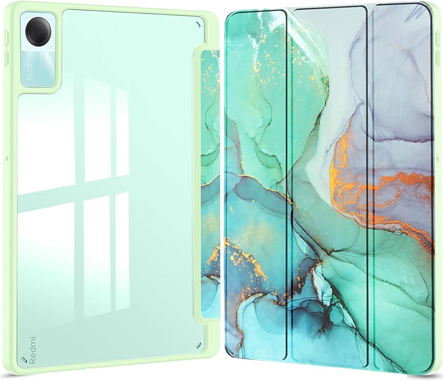Redmi Pad SE グリーン 本体 + Tablet Cover Robustrion Cover for Redmi Pad SE 11 inch Cover Case, Hybrid Cover