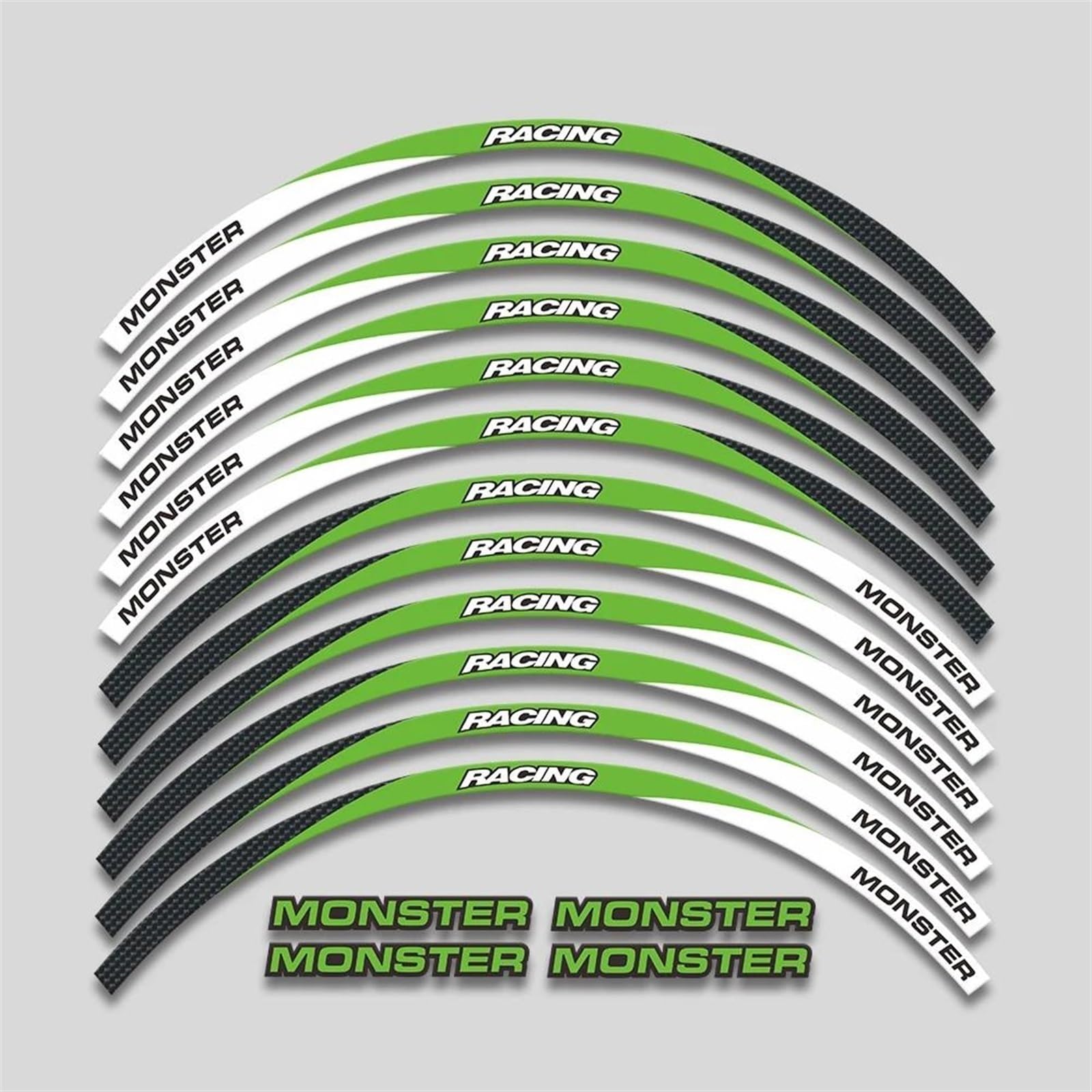 Motorcycle Wheel Stickers for Ducati for Monster 695 696 795 796 1100