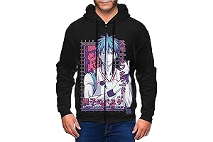 Anime The Basketball Which Kuroko Plays Boy'S Fashion Full Zip Hooded Hoodie