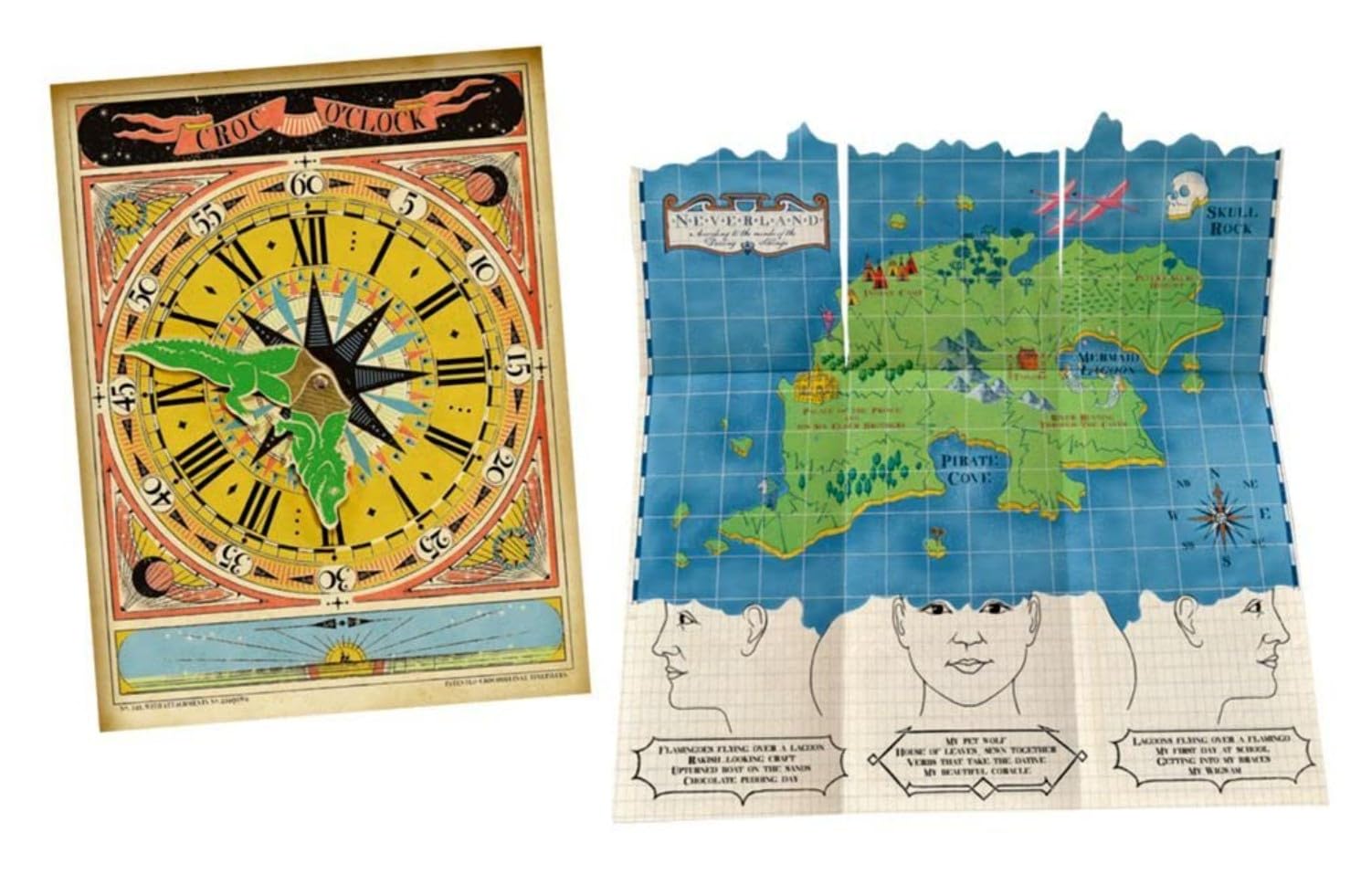 Peter Pan & Das Dschungelbuch – Kinderbuch Klassiker Bundle | MinaLima Bibliophile Ausgabe mit 9 interaktiven Elementen | Hochwertiges Bücher Set inkl. 2 exklusiven Postkarten