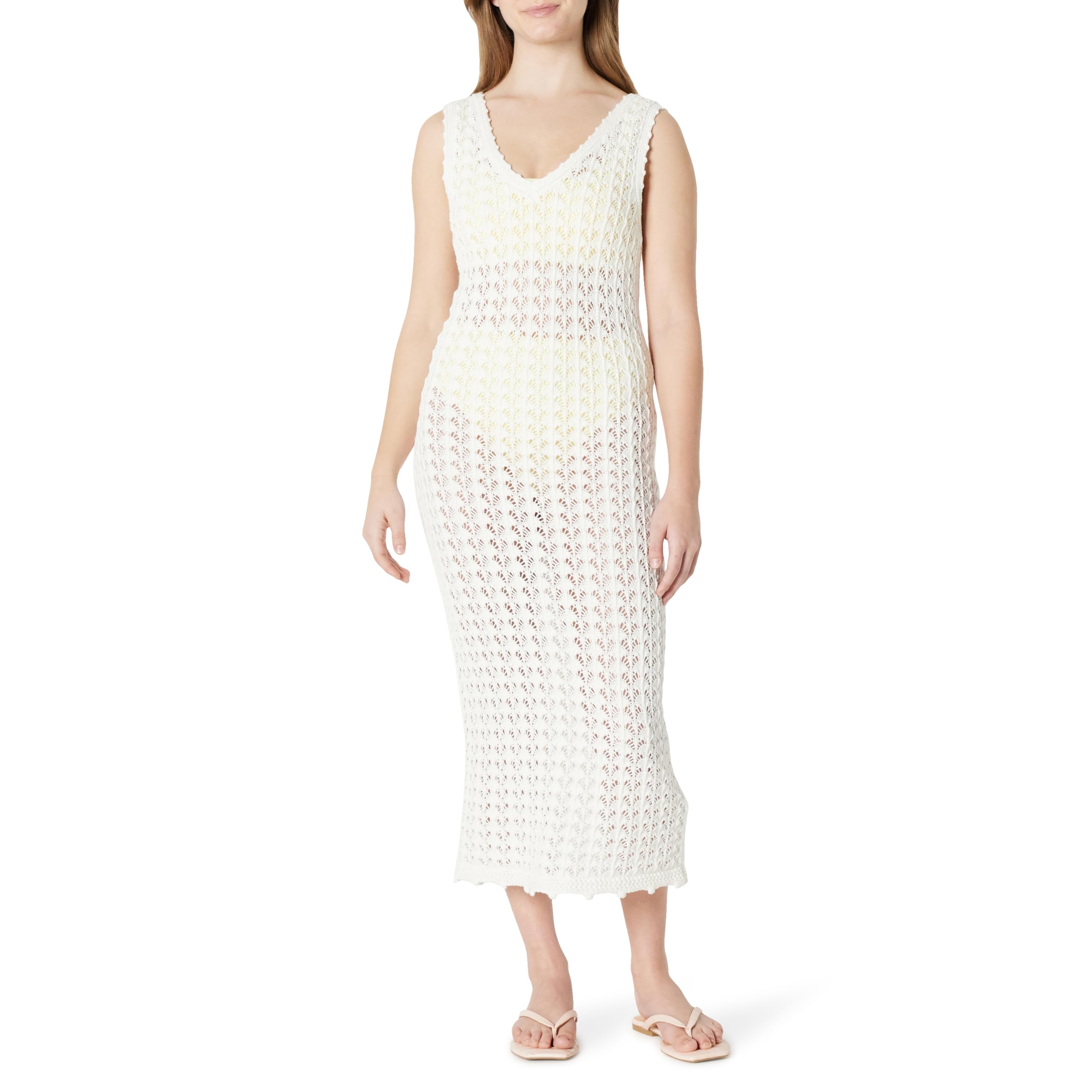 Robe de plage en crochet coupe classique pour femme