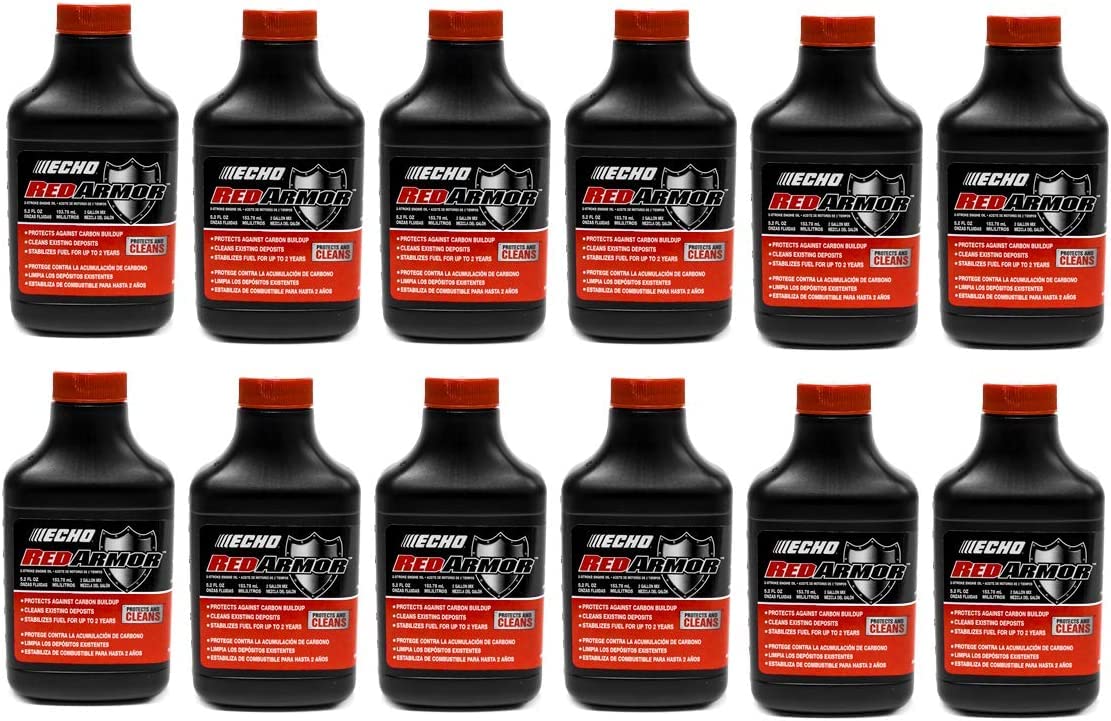 Olio Per Motori 2 Tempi ECHO RED ARMOR - Bottiglia Da 12.8 Once Per 5 Galloni Di Miscela