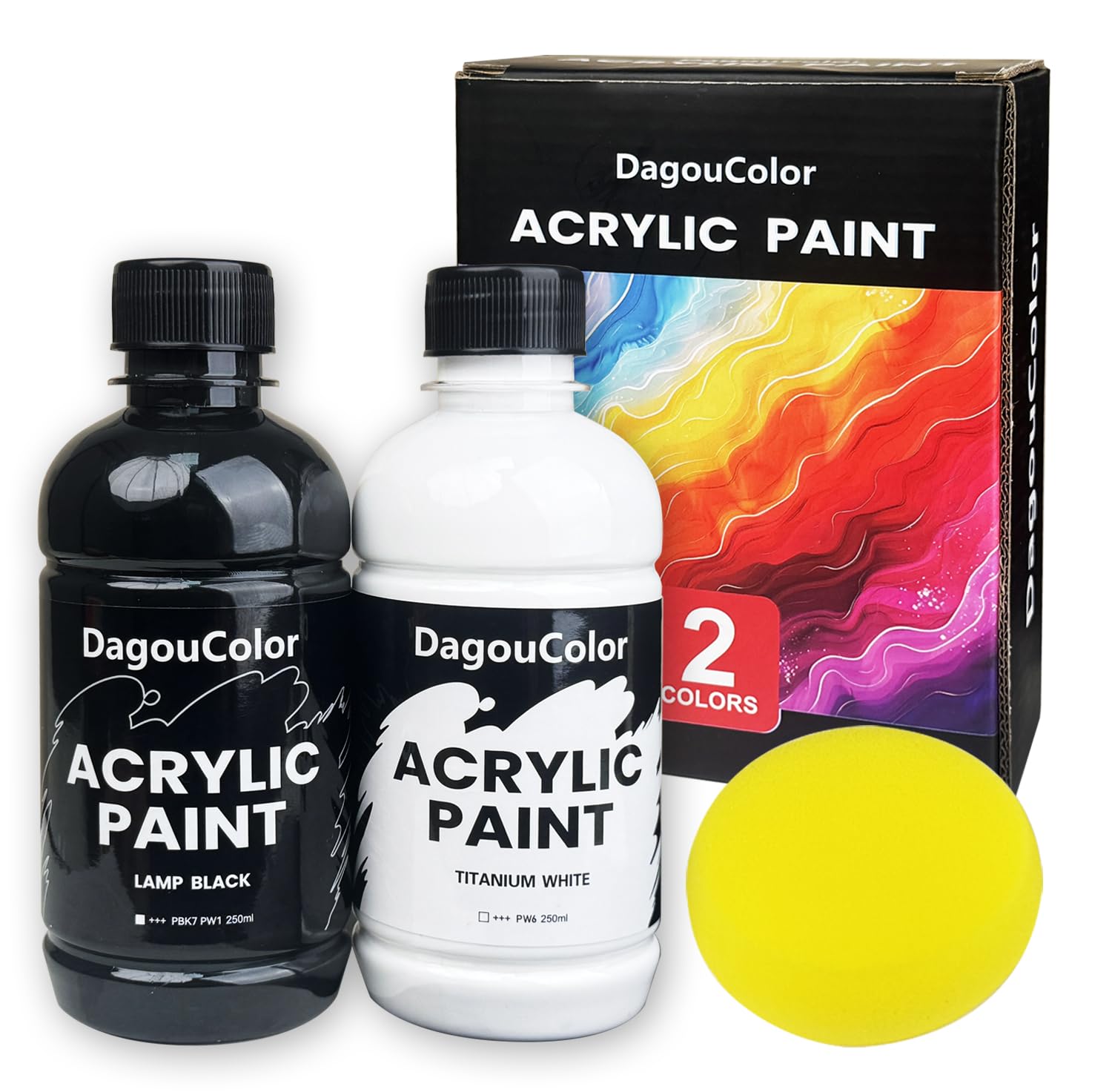 DagouColor Acrylic Paints Set - 2 Colors * 250ml