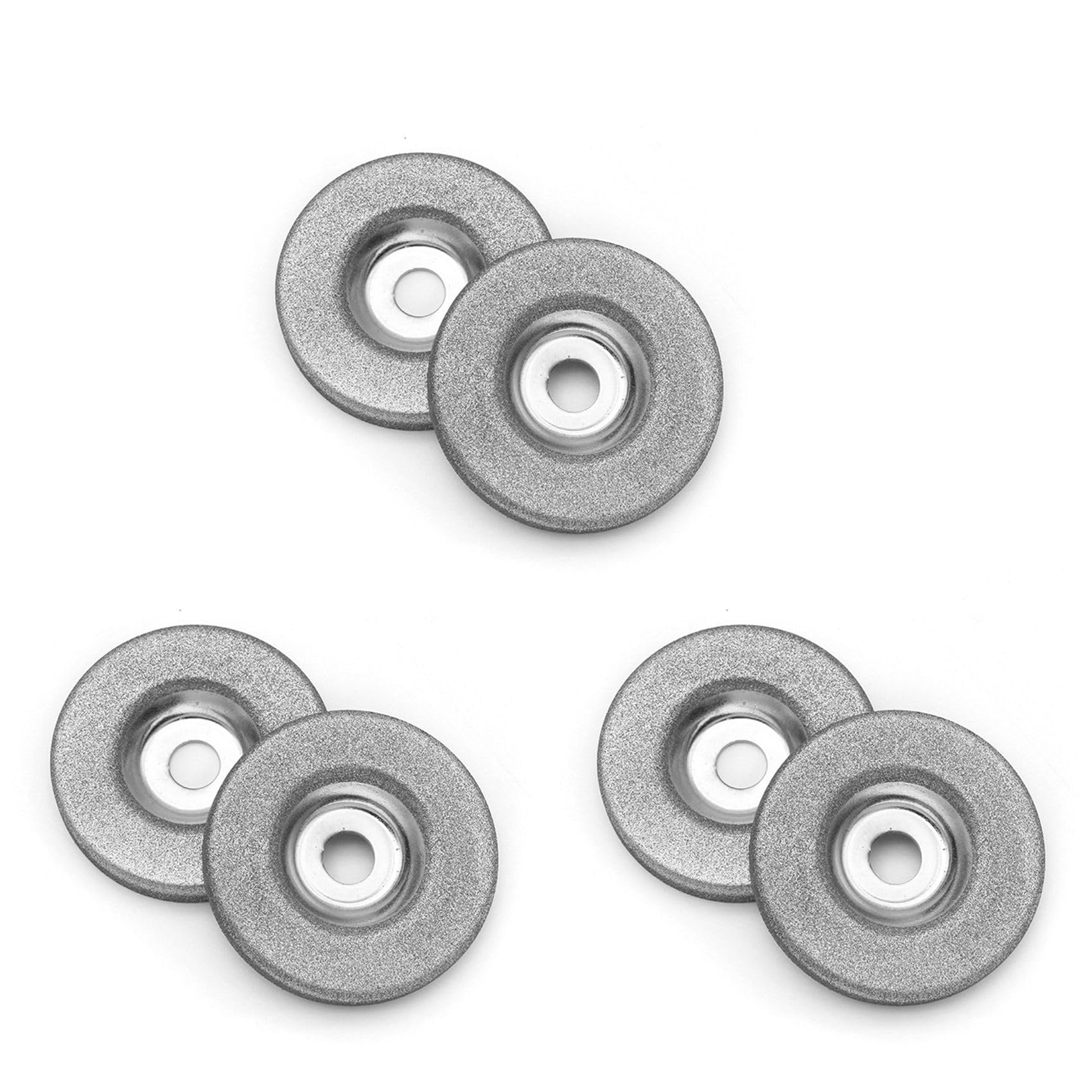 Jnchdghwa As Shown 6Pcs 50Mm Grinding Wheel Circle Disc For Electric Multifunctional Sharpener Grinder Sharpening Accessories