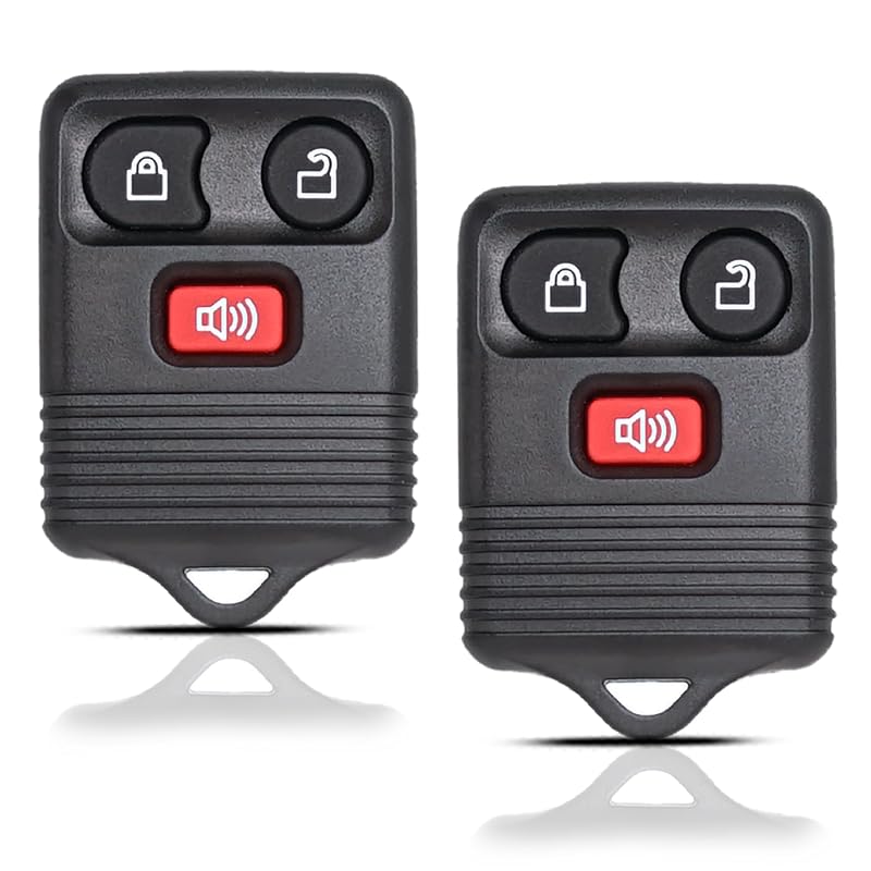 Kit com 2 Controles Remotos de Acesso sem Chave MechanMagic com 3 Botões, 315 MHz, Compatível com Ford, Mazda, Mercury e Lincoln