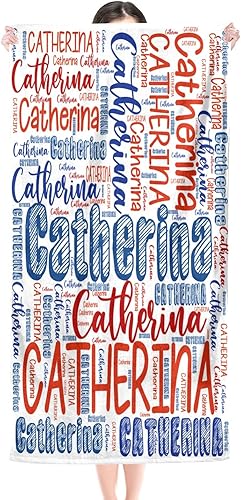 Vista 64 de Toalla de playa, toallas de playa personalizadas para niños, toallas de playa para adultos y niños, microfibra de secado rápido, toallas de playa